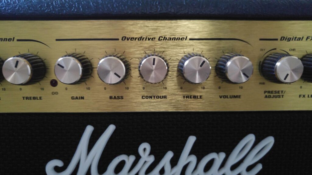 controlli overdrive marshall mg30dfx