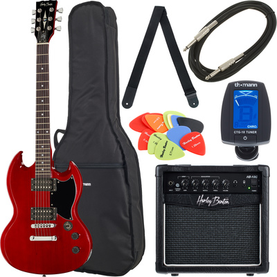 Harley Benton DC-200 CH Student Serie Bundle